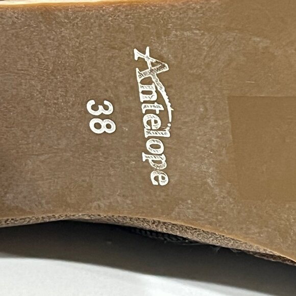 Antelope Ankle boots brown distressed leather size 38 - Picture 12 of 15